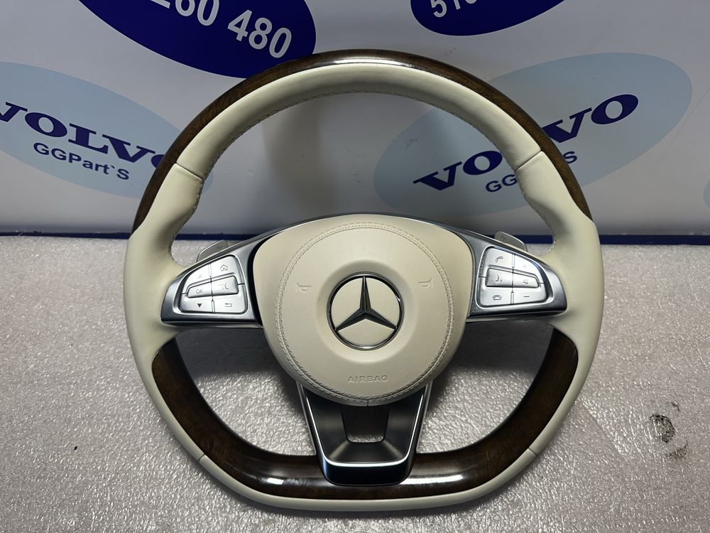 Mercedes kierownica jasna bez drewno airbag poduszka