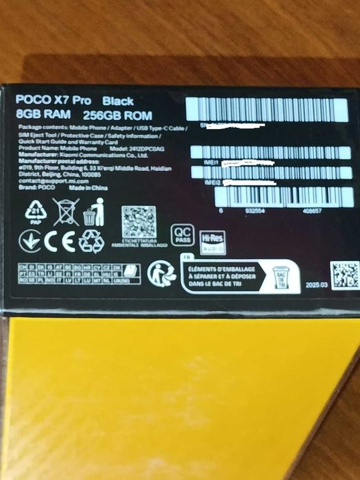 POCO X7 PRO 8/256GB black
