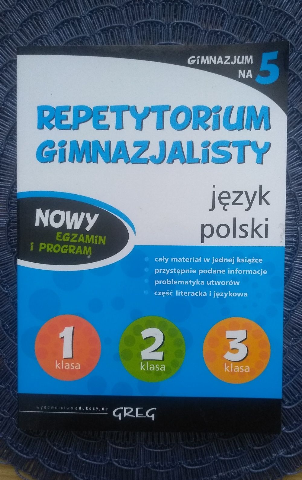 Repetytorium gimnazjalne Greg  język polski