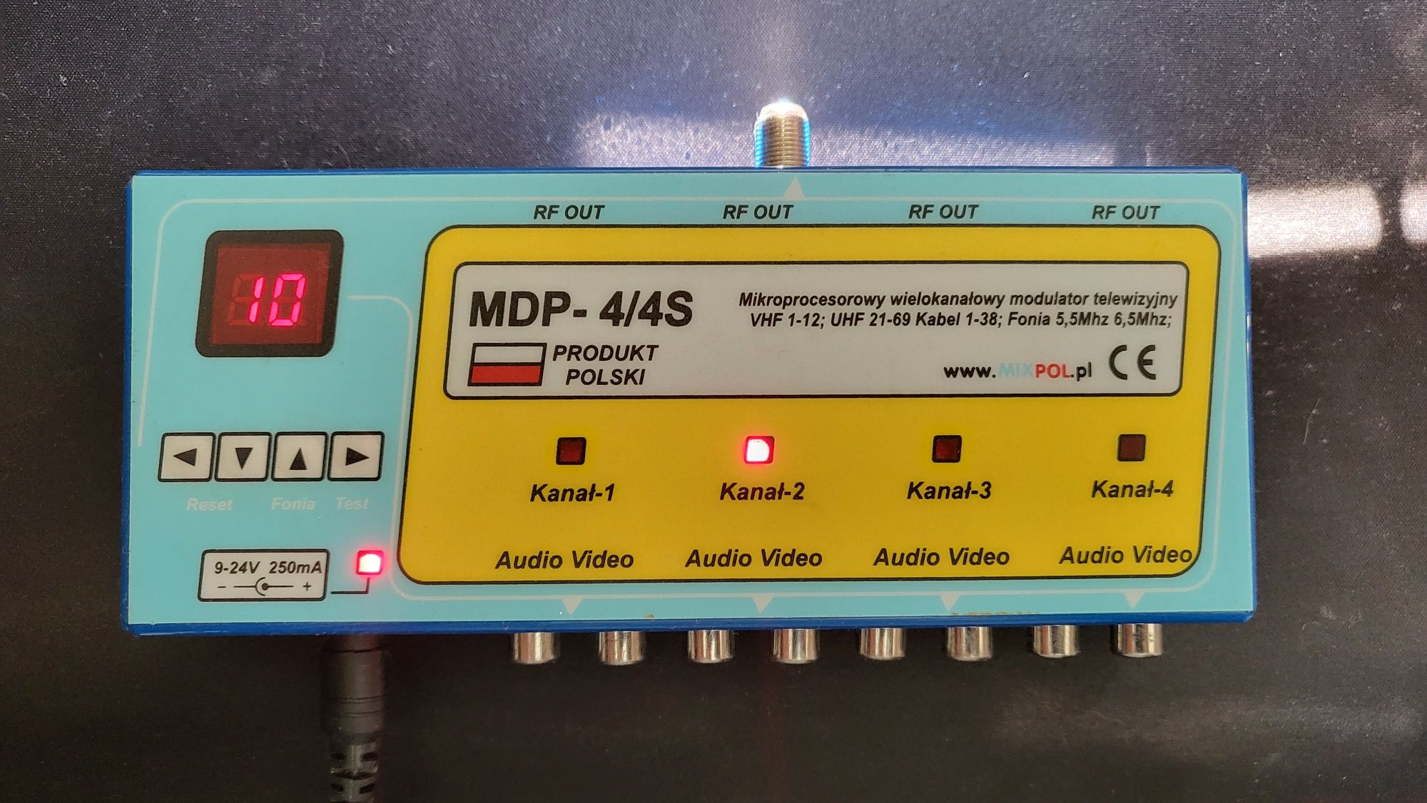 Modulator telewizyjny mdp-4/4s