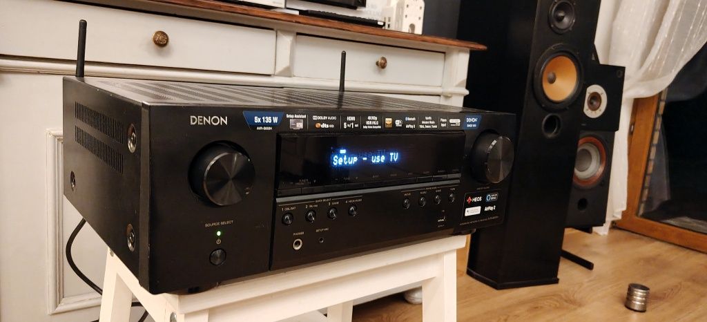 Amplituner DENON AVR-S650H. Bluetooth,AirPlay 2, Wi-Fi