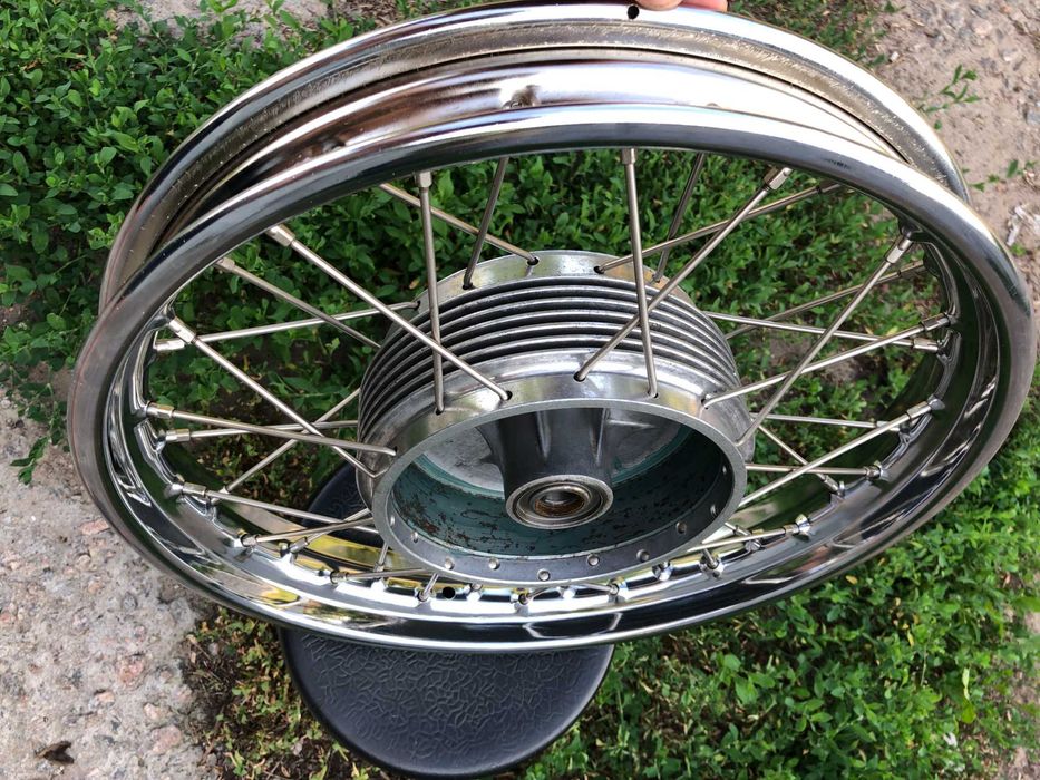 Новое колесо Jawa, Ява 360-250 Старушка