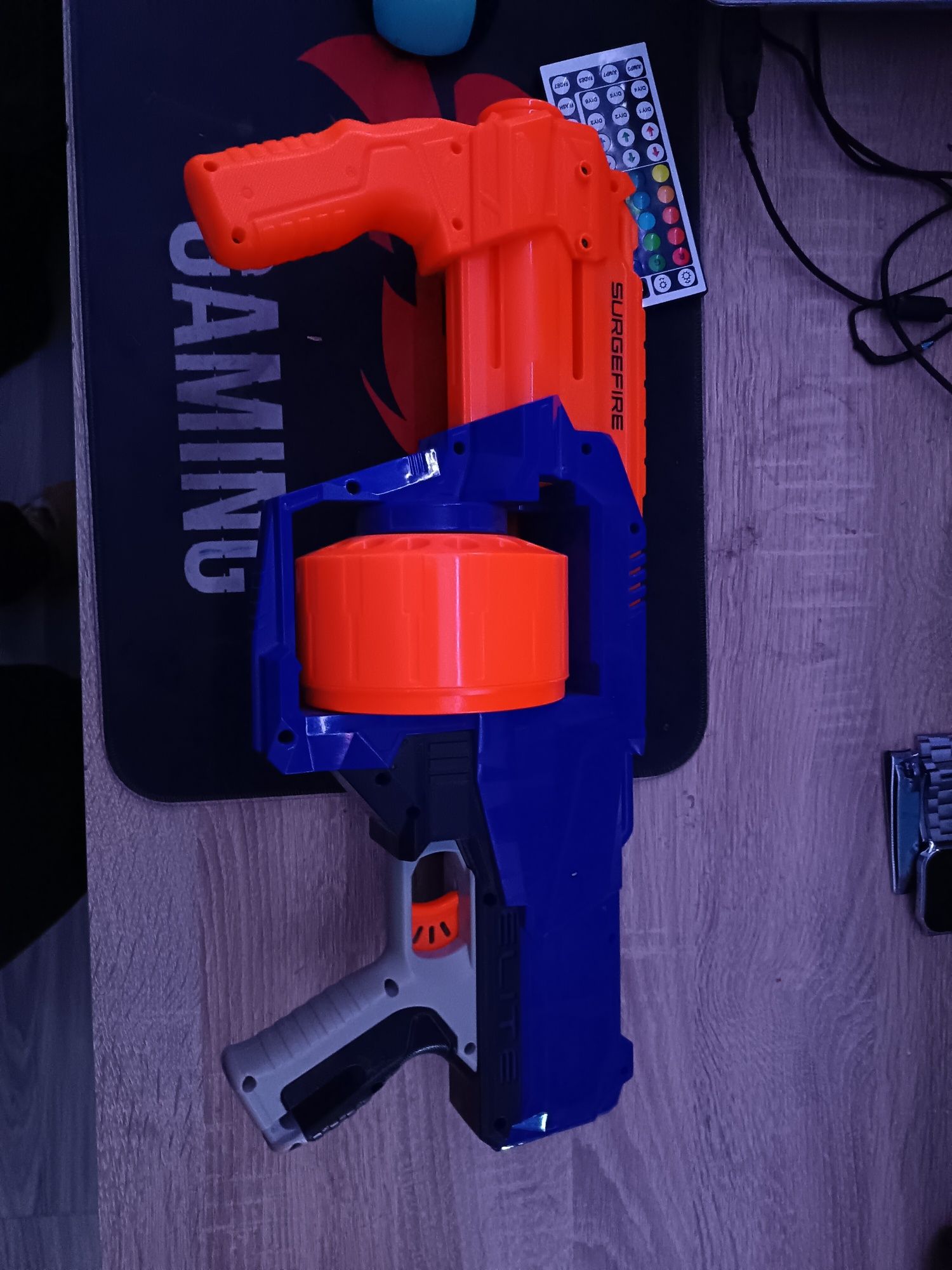 Pistolet nerf na gumowe naboje