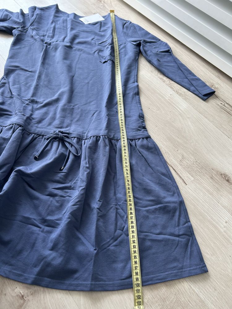 Granatowa sukienka codzienna nowa z metka sportowa XL 42