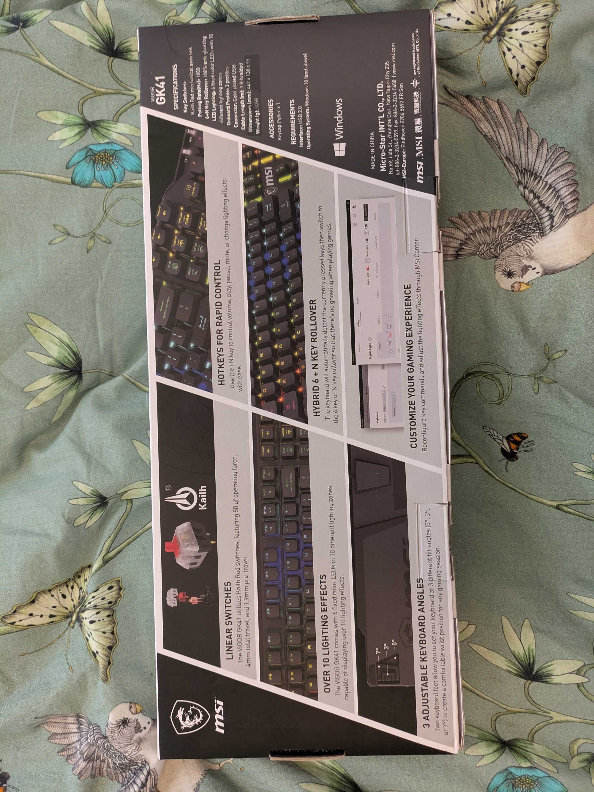 Klawiatura MSI Vigor GK41