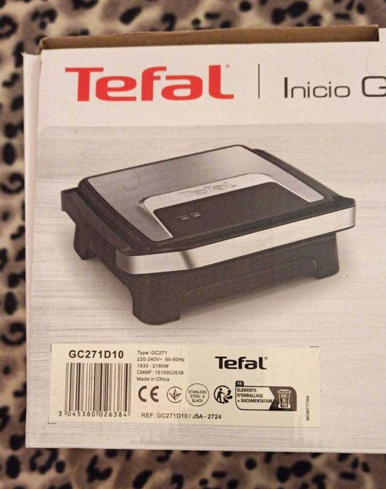 Гриль Tefal Inicio Classic GC271D10, Гриль-барбекю электрический