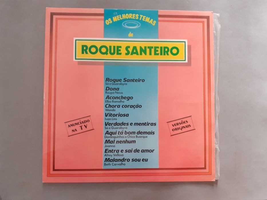 Disco vinil LP Os Melhores temas de Roque Santeiro