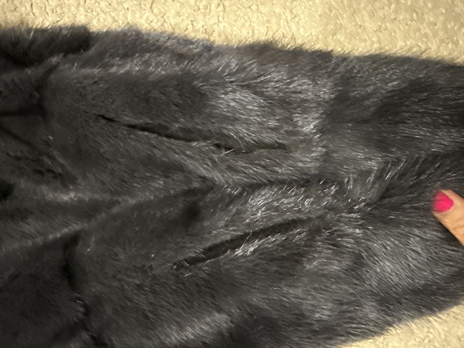 Шуба норковая серая, трансформер