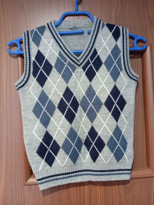 Pulowerek/kamizelka dla chłopca