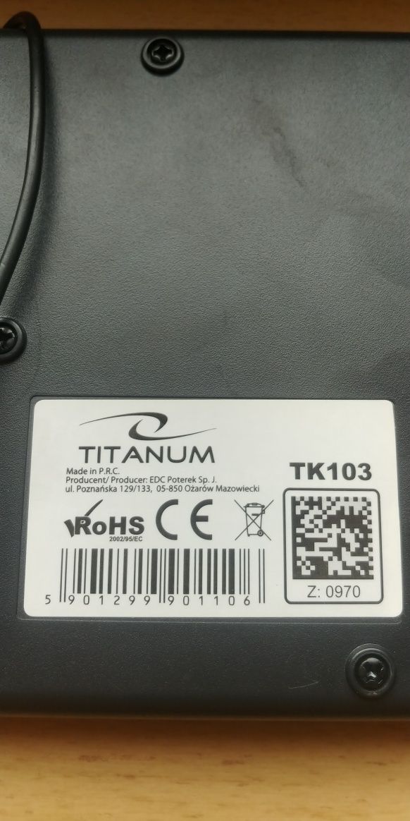 Klawiatura USB Titanium