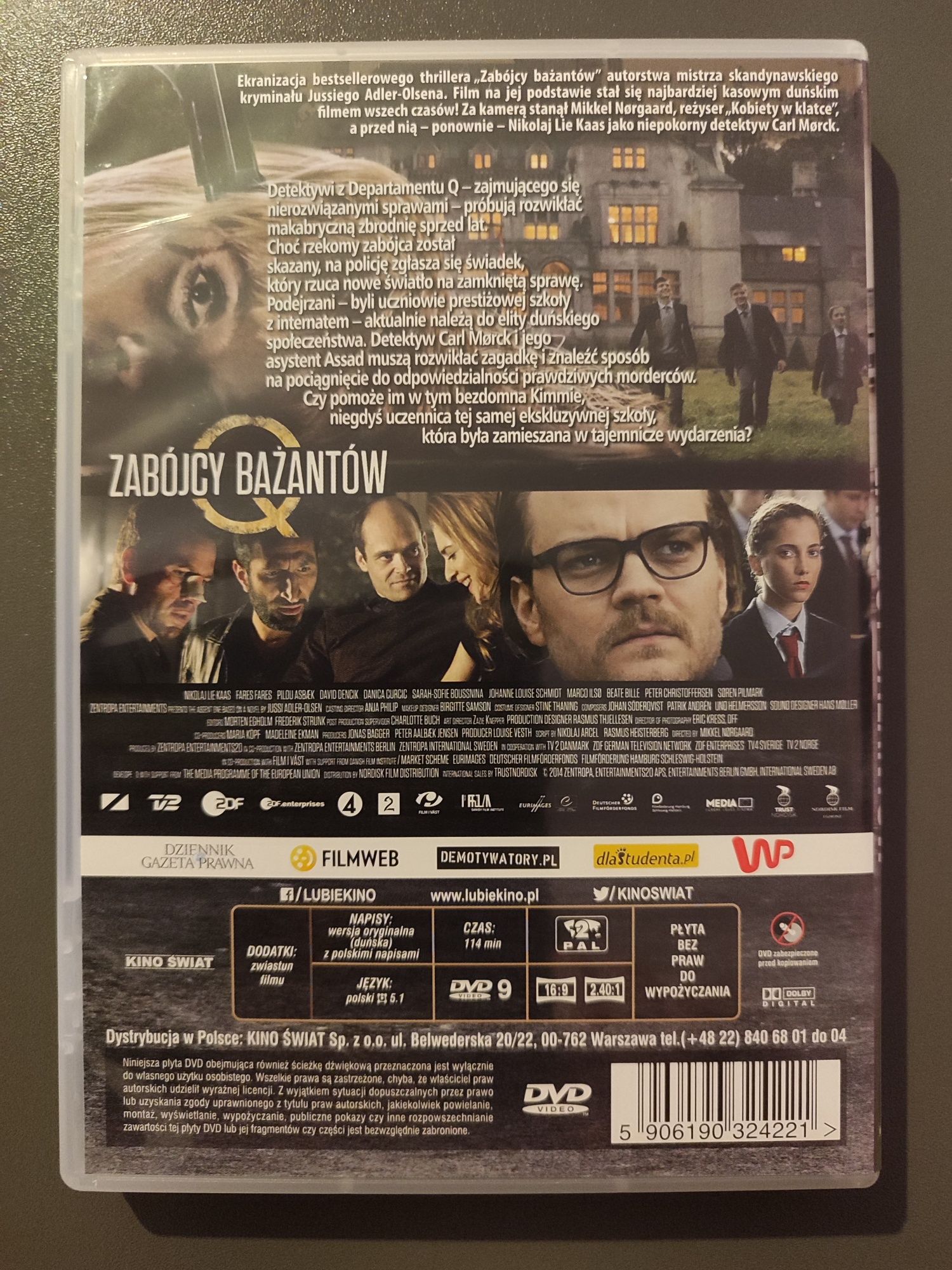 Zabójcy bażantów płyta DVD