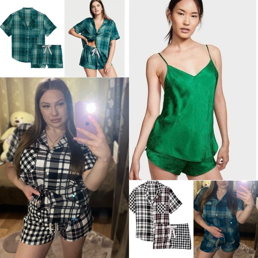 Піжама Victoria’s Secret Вікторія Сікрет пижама шорти майка vs