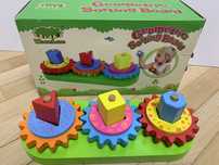 Конструктор-сортер Woody Land Geometric Sorting Board