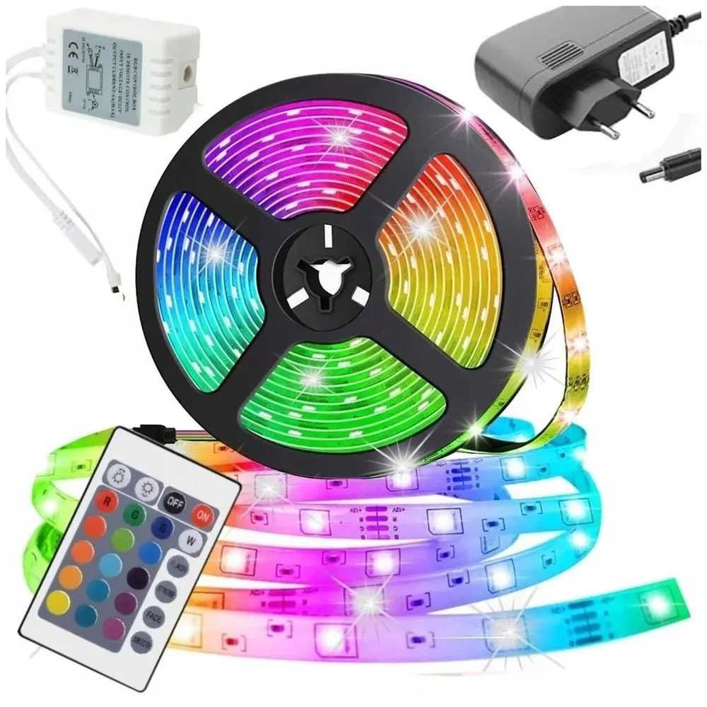 Світлодіодна стрічка SMD 5050 RGB LED 5 м IP65 з bluetooth wifi