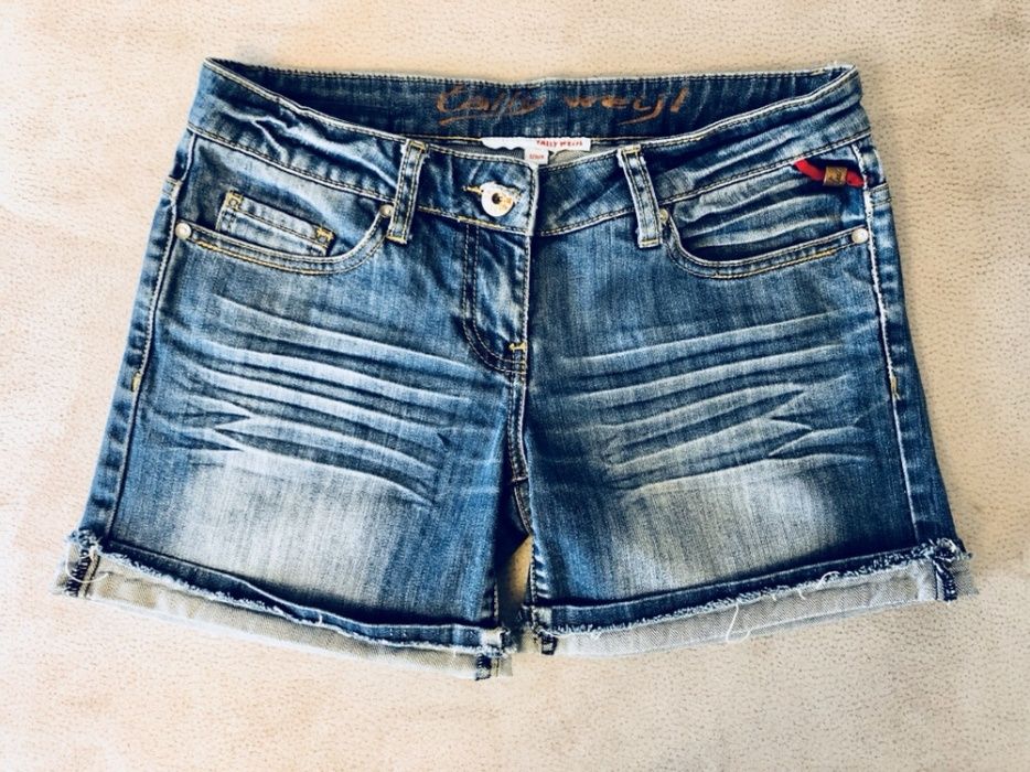 TALLY WEIJL krótkie jeansowe spodenki szorty jeans S