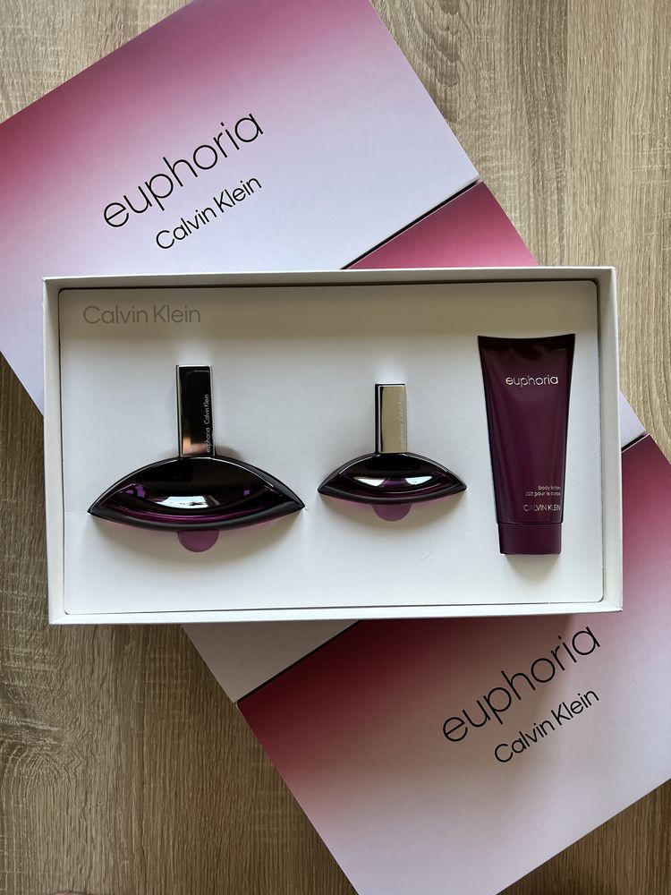 Calvin Klein Euphoria zestaw prezentowy Edp 100ml + Edp 30ml + 100ml