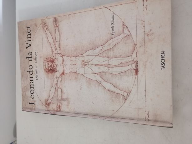 Livro de Leonardo da Vinci Desenhos e Esboços
