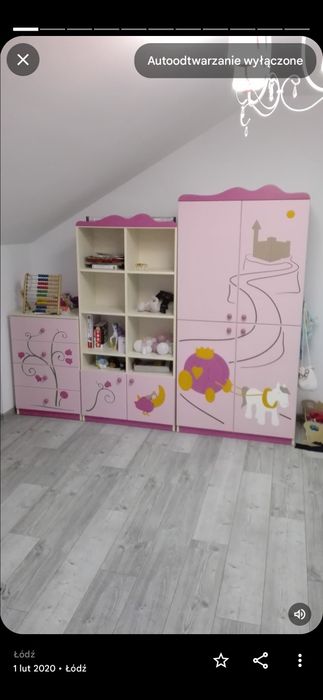 Piękny duży komplet mebli Meblik dla dziewczynki