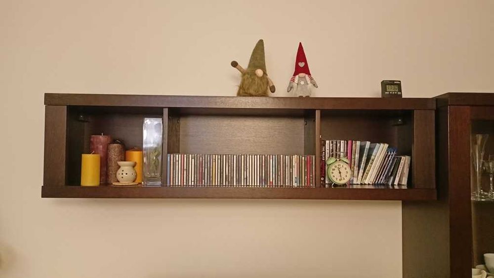 meble do salonu kolor wenge, fornir