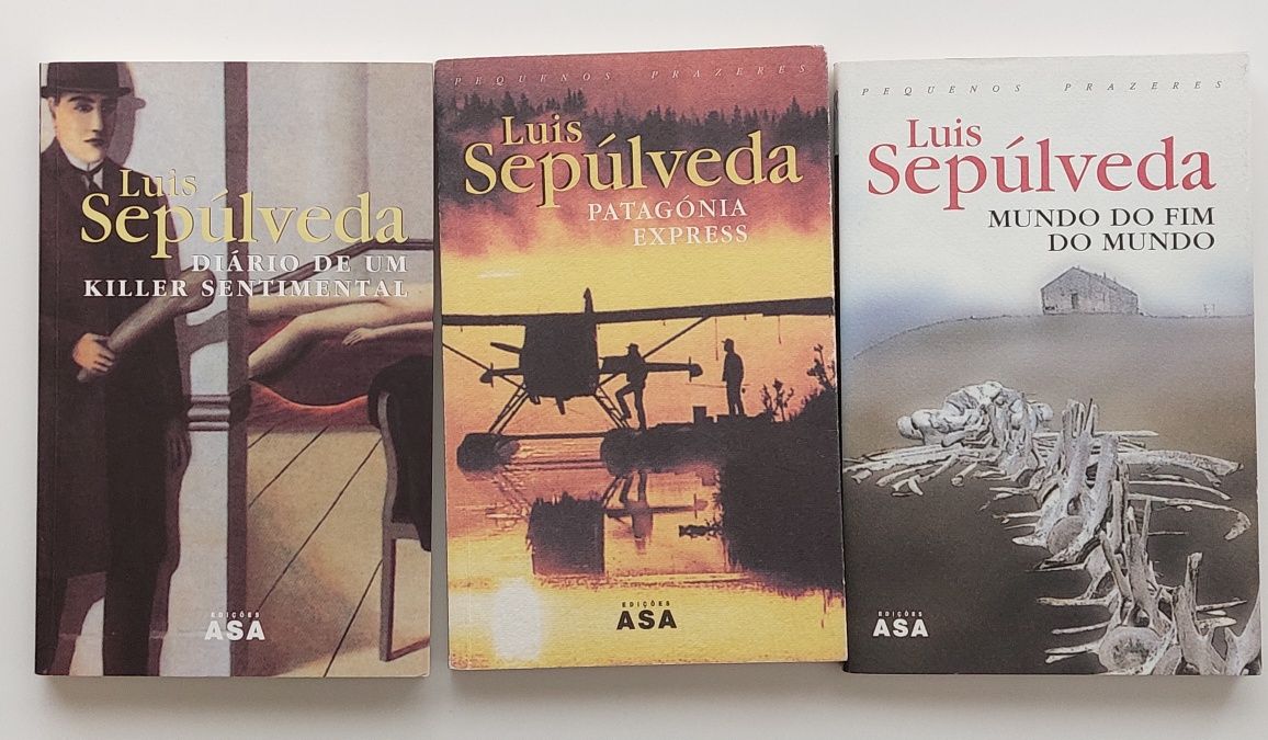 Luis Sepúlveda - 3 livros como novos