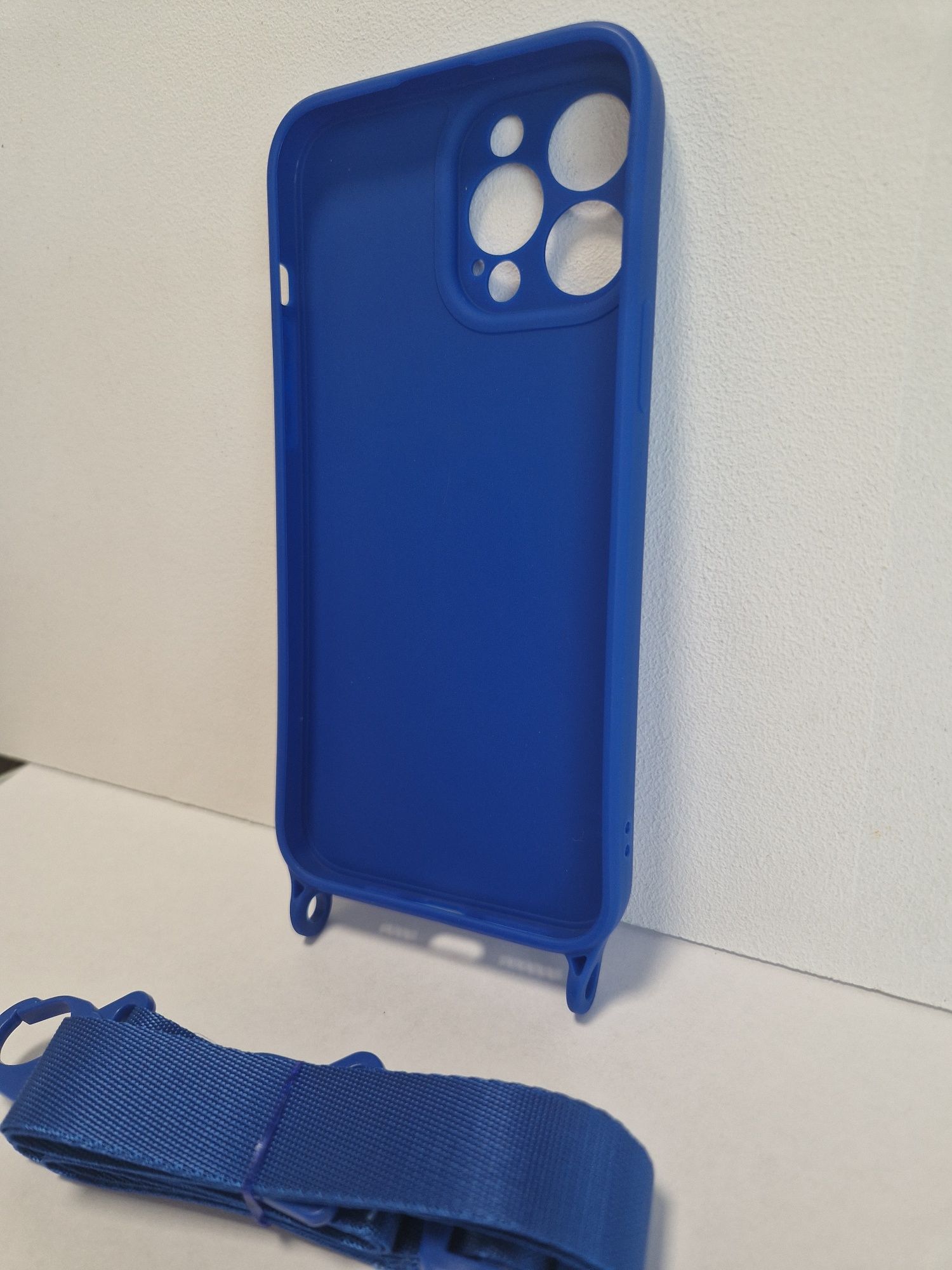 Strap Silicone Case do Iphone 13 Pro Max wzór 2 niebieski