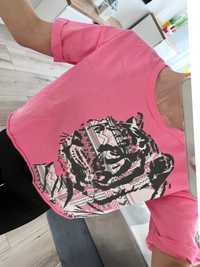 Primark sweter bluza crop top barbie różowy