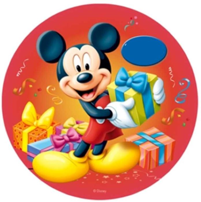 Opłatek na tort Urodziny Myszka Miki Mini