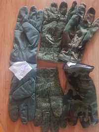 Rękawice wojskowe różne wzory i mundury