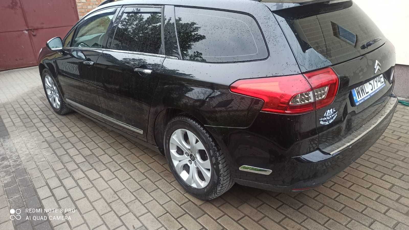 Citroen C5 diesel 1,6 automat bez aktywnego zawieszenia.