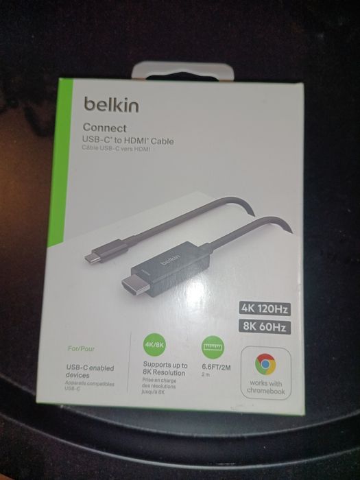 Kabel HDMI Belkin AVC012BT2MBK 2m Czarny
Kabel HDMI Belkin AVC012BTKab