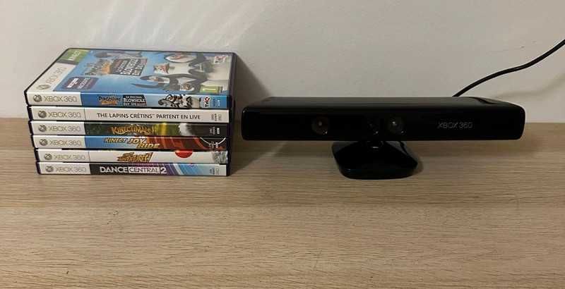 Xbox 360 Kinect + 6 Jogos