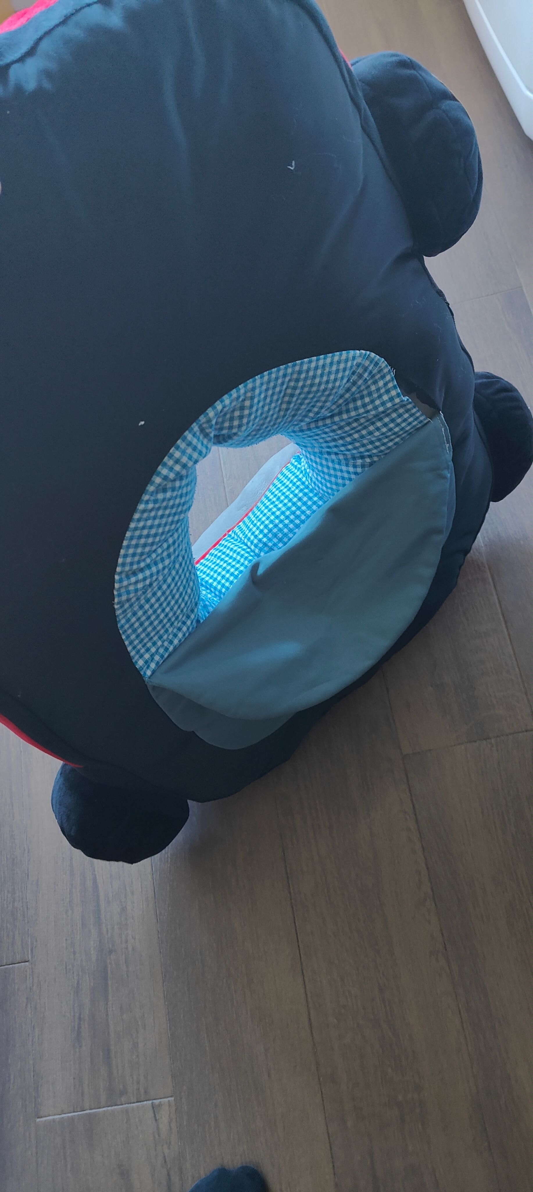 Almofada peluche forma de carro para apoio/suporte
