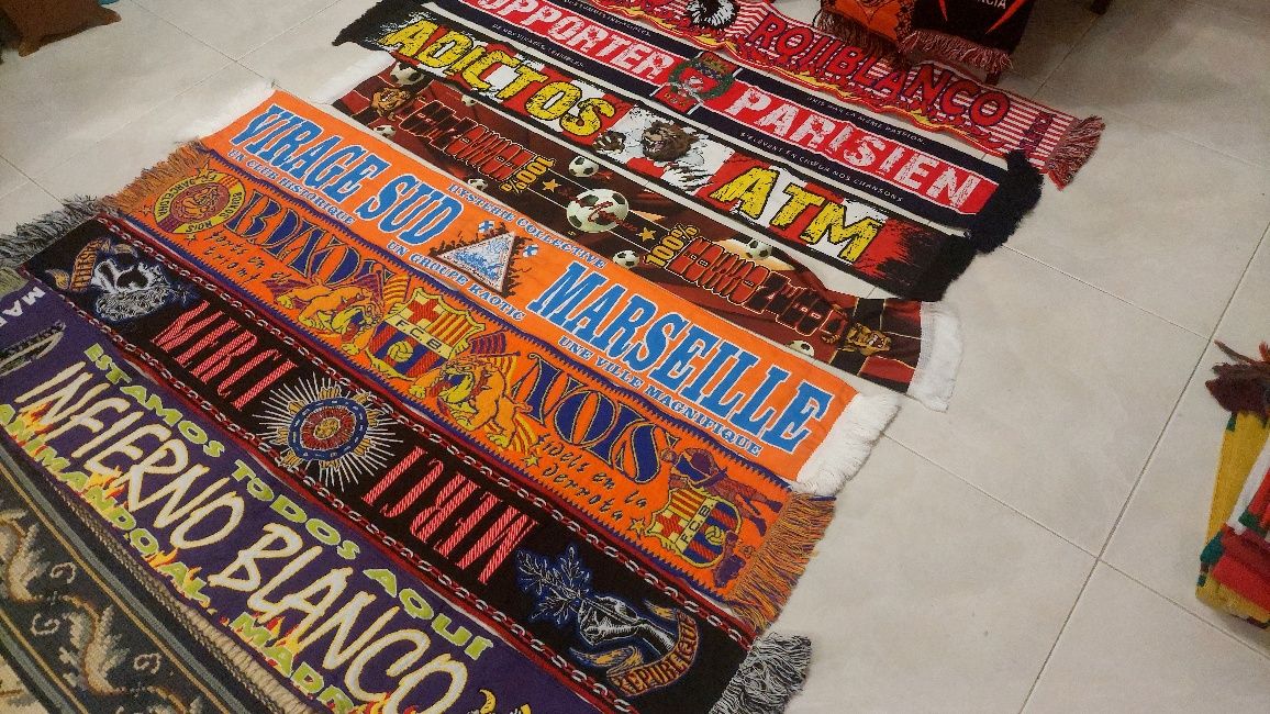 13 cachecois de claquee clubes