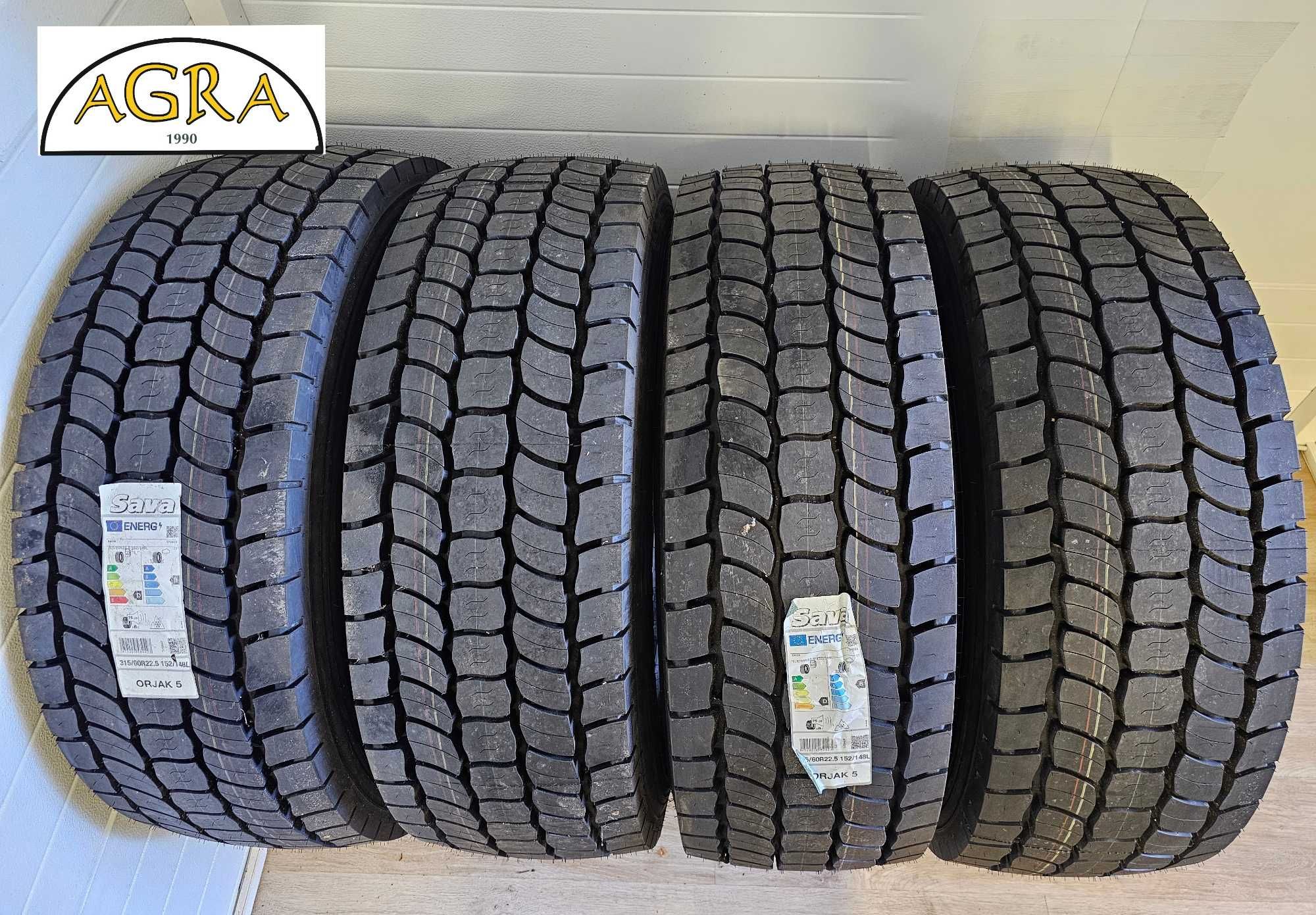 315/60R22.5 (1490netto)  SAVA  ORJAK 5 opony napęd opona napędowa