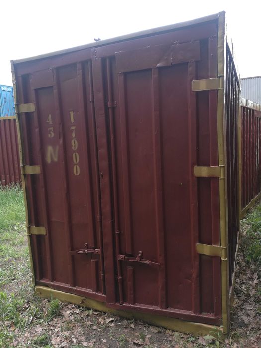 Пятитонный (футовый) морской контейнер после диагностики. Доставим.