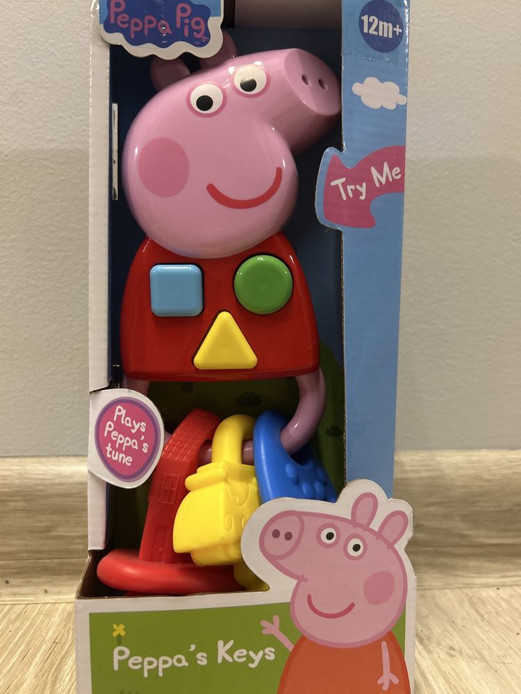 Nowe klucze interaktywne Świnka Peppa Pepa Pig