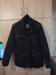 Куртка crew clothing jacket чоловіча чорна з капюшоном демісезон