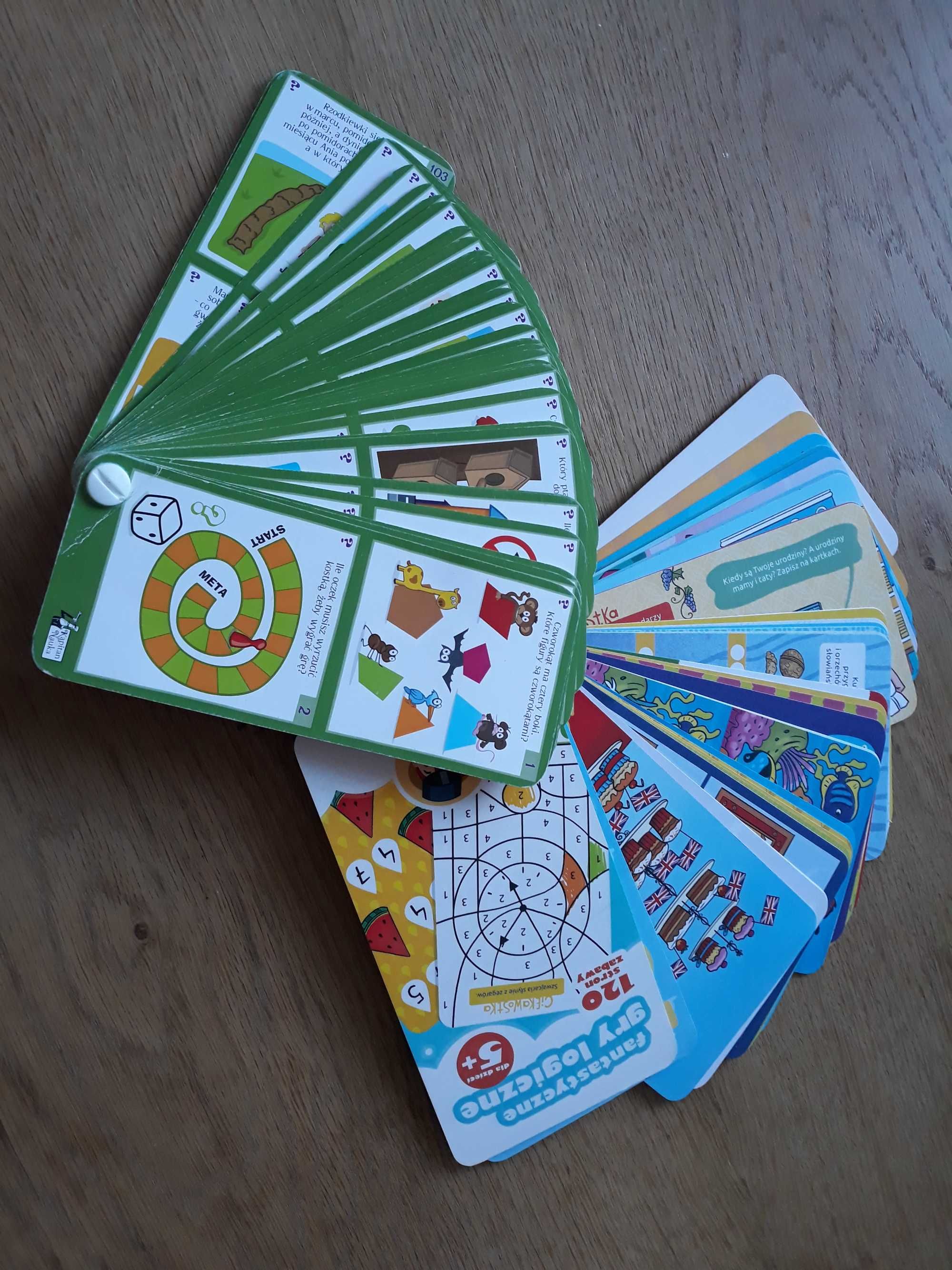 Dwia zestawy edukacyjne. Matematyka zagadki 6-9. Gra logiczna 5+