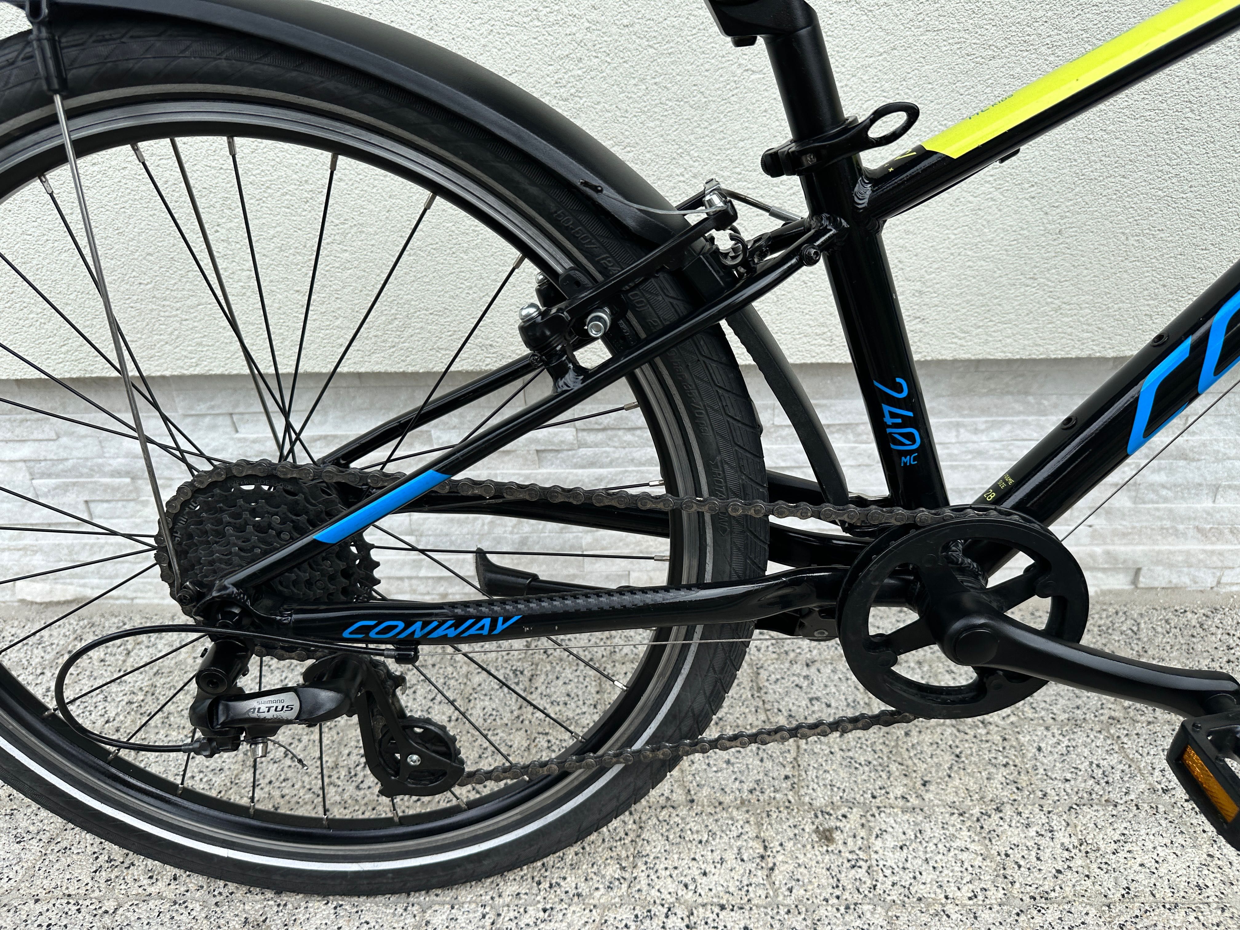 Rower CONWAY - koła 24, lekki aluminiowy, Shimano