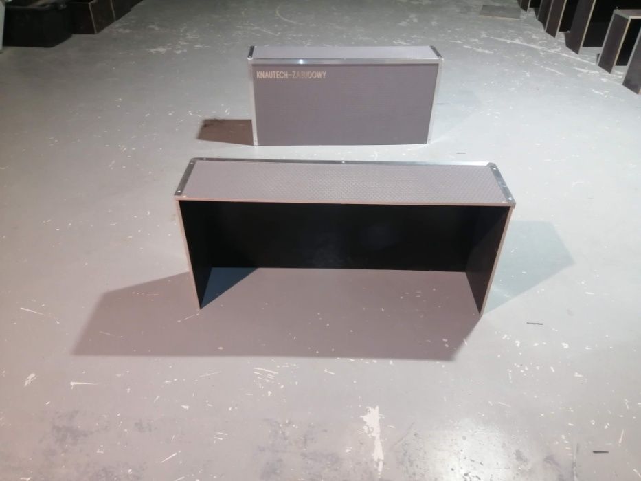 zabudowa nadkoli vw Crafter nowy model skrzynki okute aluminium