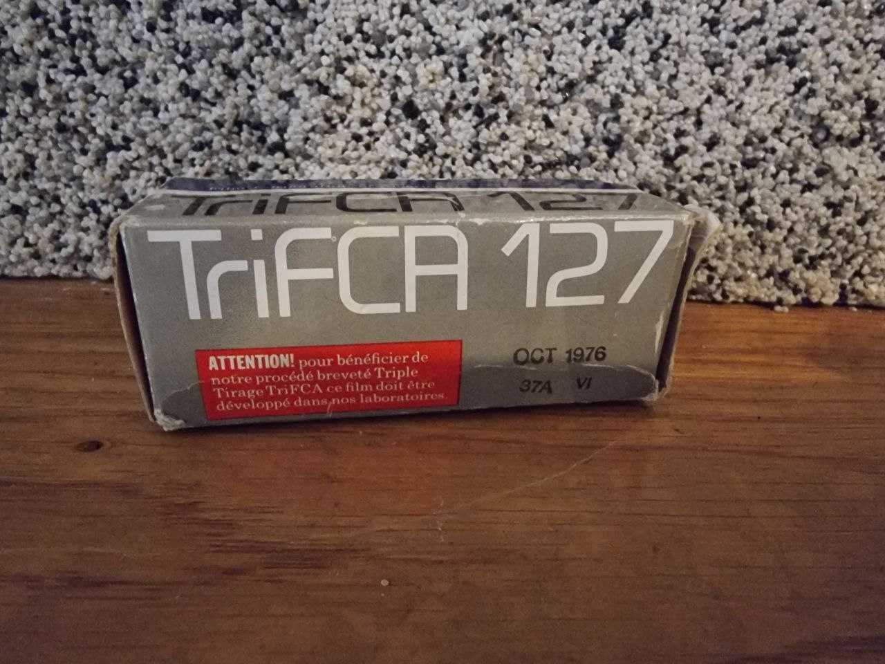 Pellicula Fotograficzna Trifca 127, Made in England