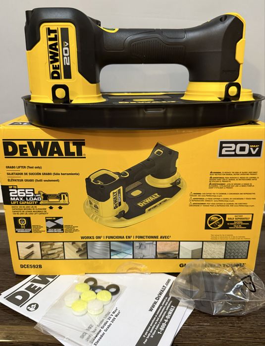 Вакуумний підйомник Dewalt Grabo DCE592B