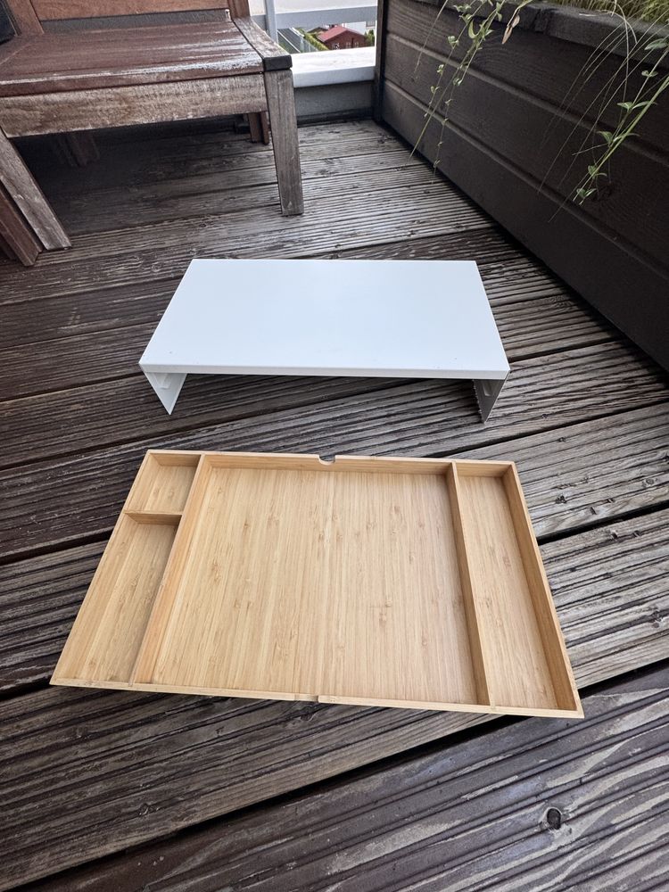 Elloven ikea Podstawka pod monitor z szufladą