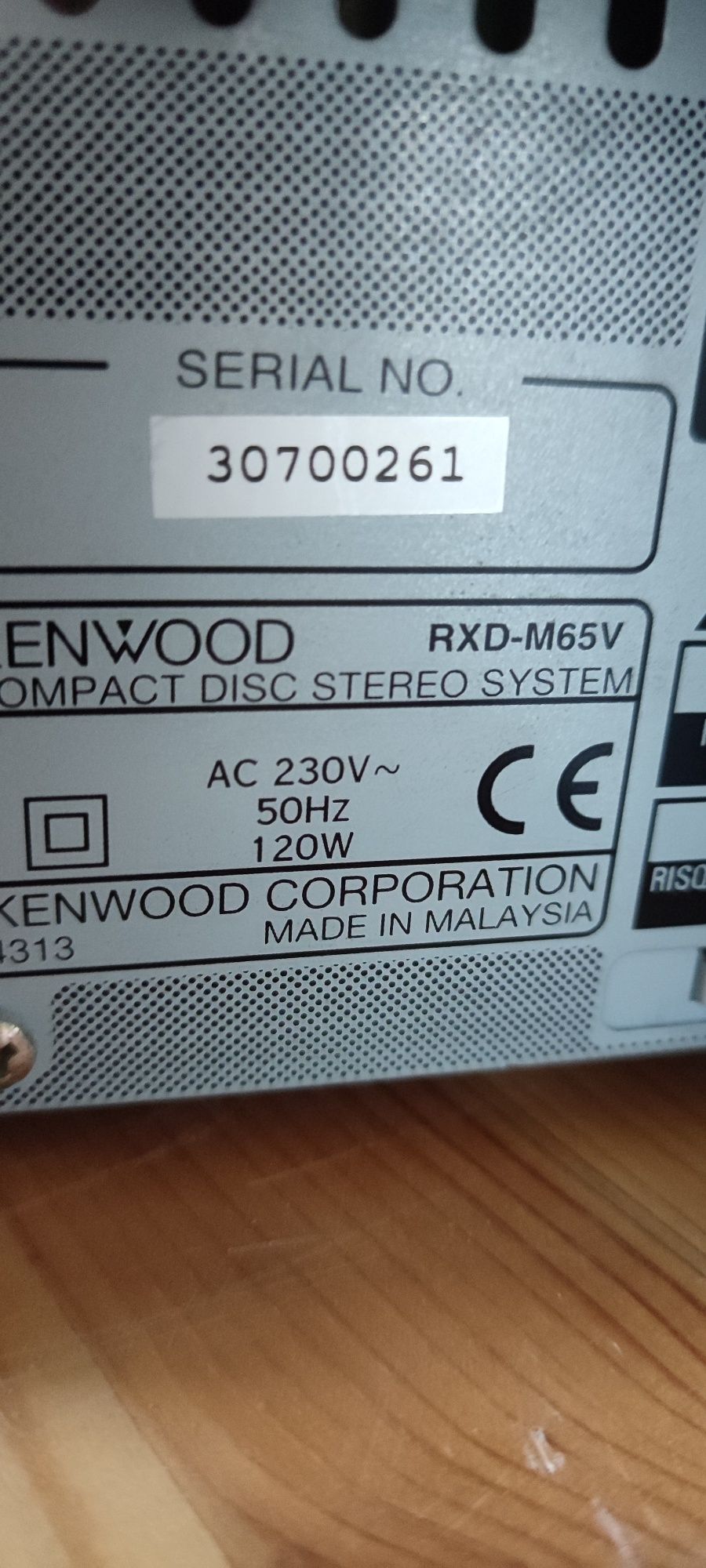 Mini wieża Kenwood RXD-M65V Kolumny AIWA
