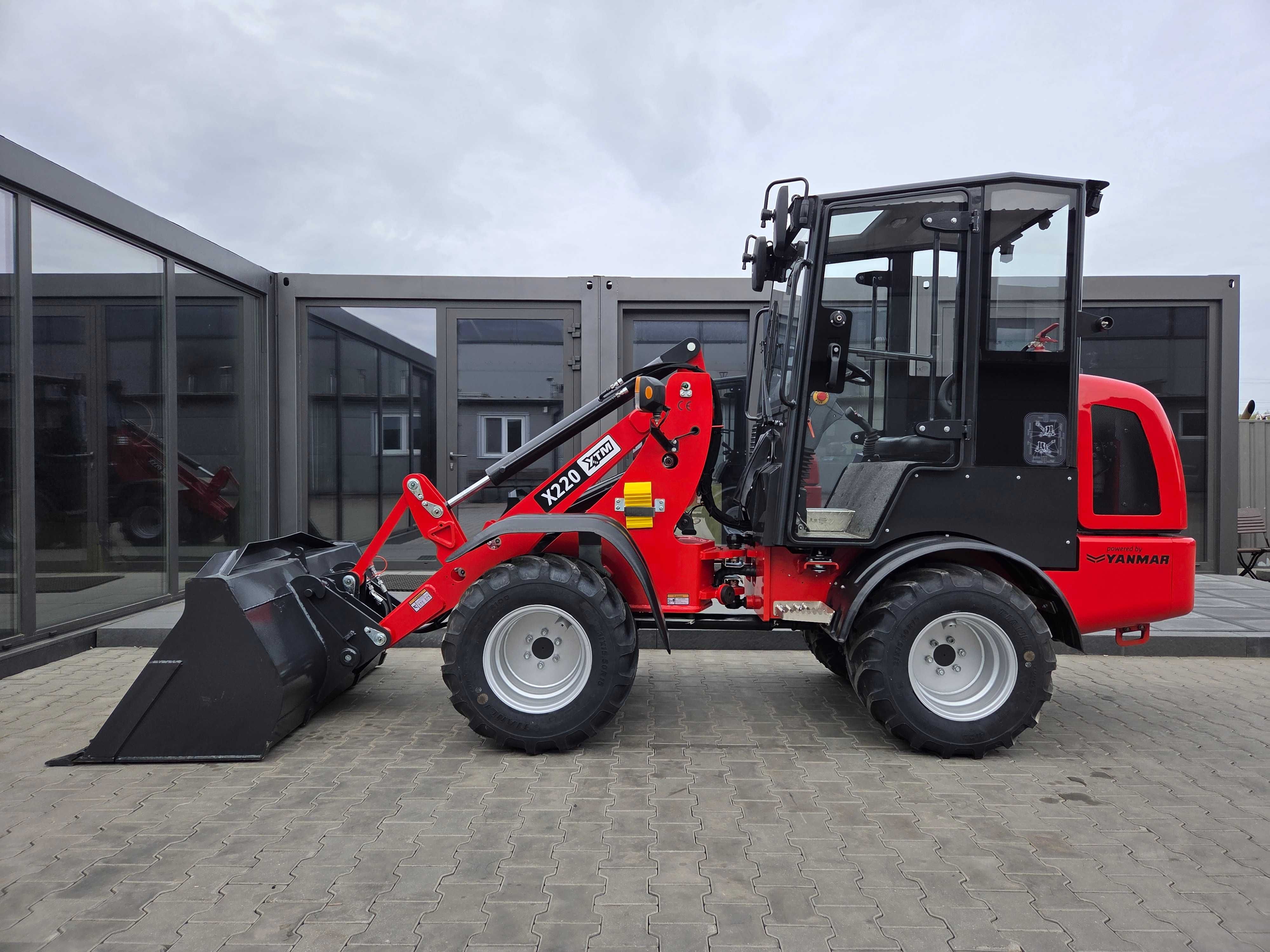 XTM X220 z Kabiną, mini ładowarka 2025 YANMAR ZESTAW 1200KG UDŹWIGU