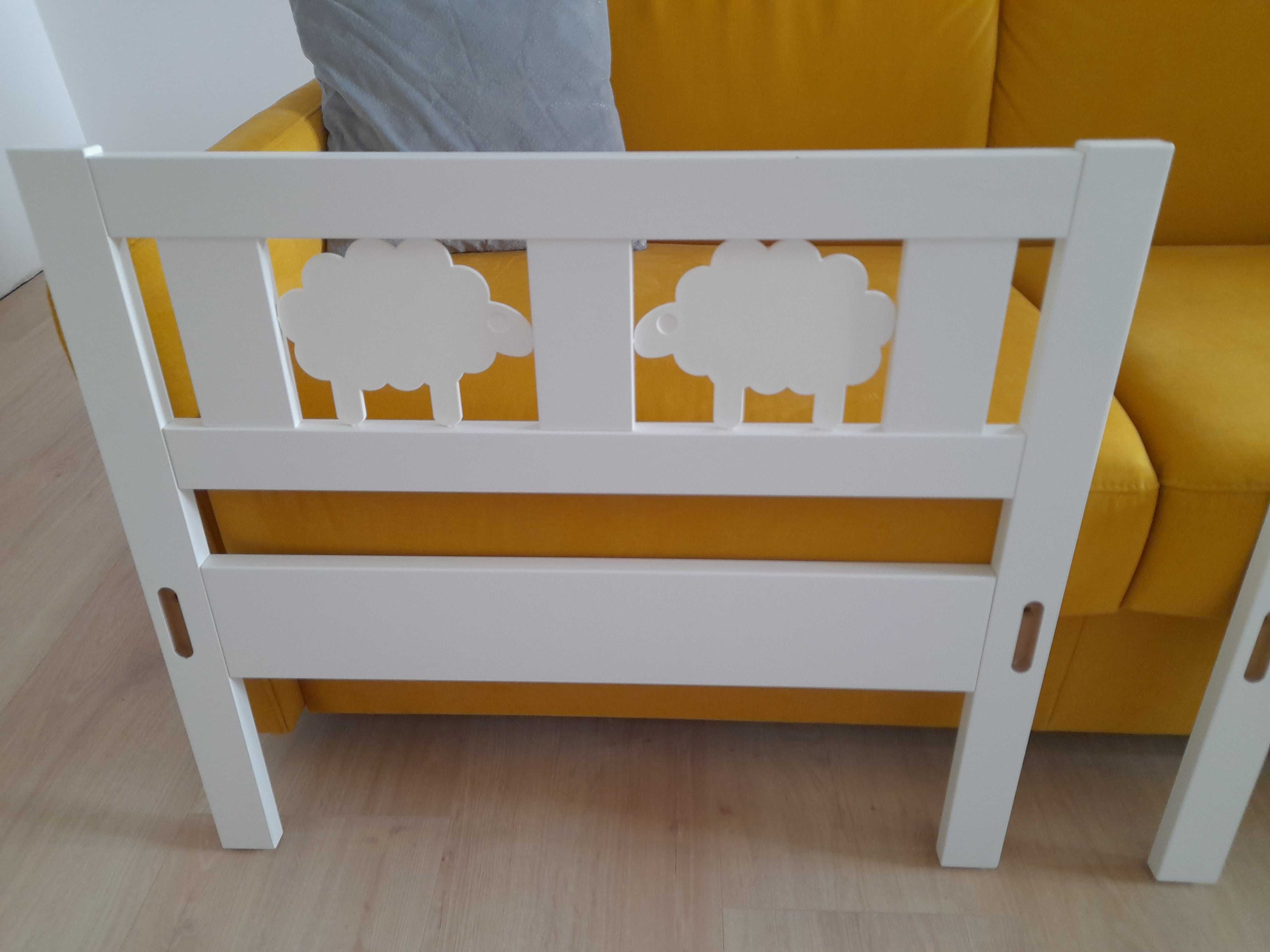 Łóżko dziecięce Kritter Ikea 70x160 super stan, materac