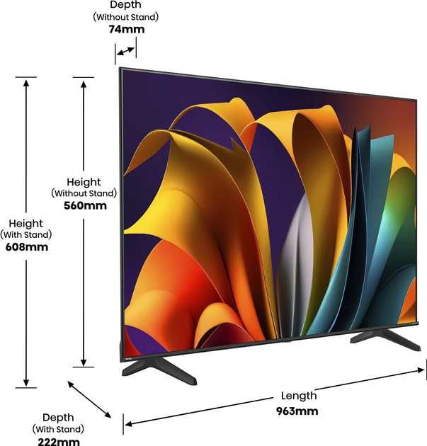 Телевізор Hisense 43" 43A6N
