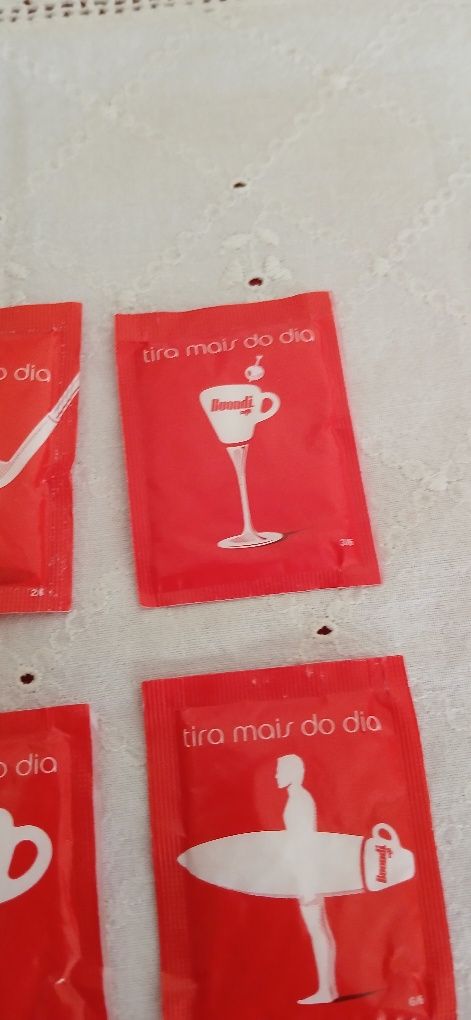 Pacotes de açúcar Buondi, série completa