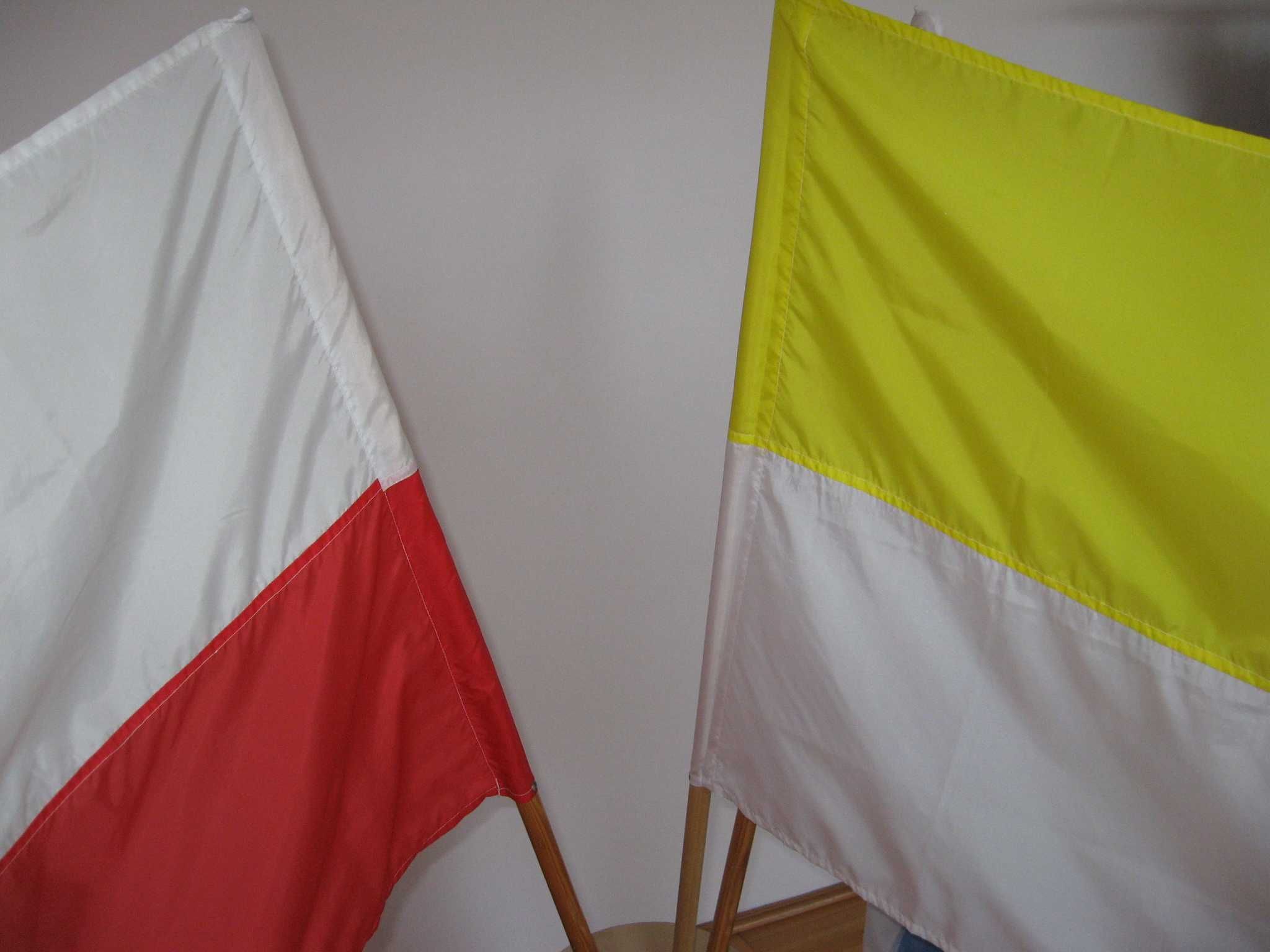 Drzewce kij trzonek do flag 3 sztuki