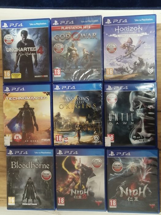 Gry na PS4 Play station 4 różne